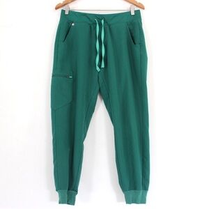 Figs Zamora Jogger Scrub Pants Hunter Green